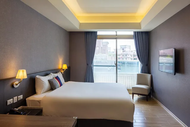 غرفة ديلوكس بسرير مزدوج، F Hotel Luzhou Taipei 1/3