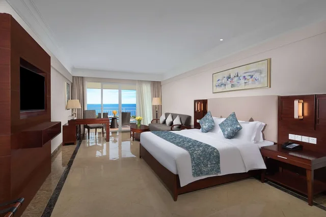 Hollywood, King Bed, Ocean View، Wyndham Garden Wenchang Nanguo 4/9