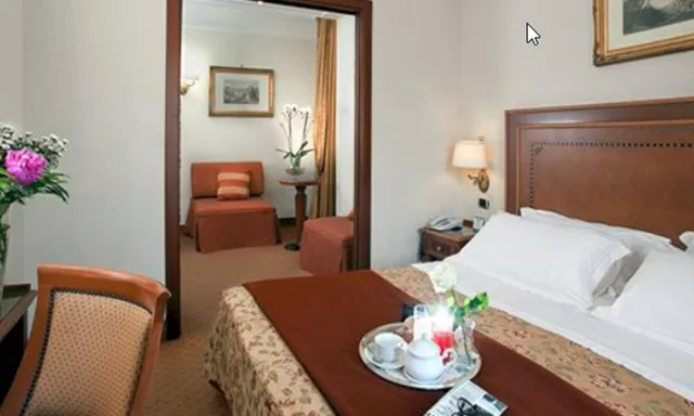 غرفة ثلاثية بسرير مزدوج وسرير فردي، Pinewood Hotel Rome 5/7