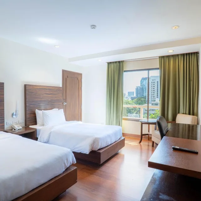 غرفة ديلوكس بسريرين منفصلين، Journeyhub Bangkok Sukhumvit 26 2/10