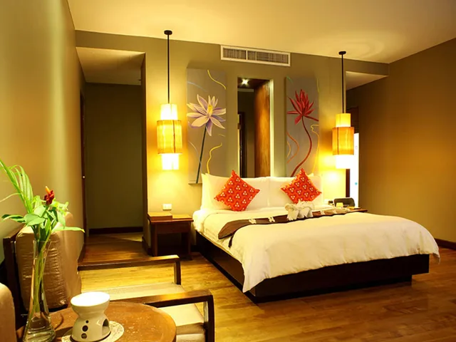 بنغل بسريرين منفصلين بإطلالة على البحر، Chongfah Beach Resort Khao Lak 2/3