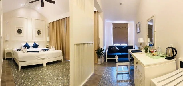 جناح سيغنتشر بسريرين منفصلين بإطلالة على النهر، Lantana Riverside Hoi An Boutique Hotel Spa 4/7