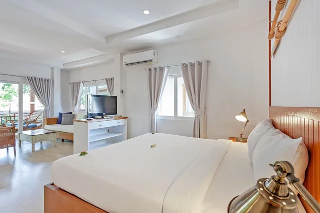 استوديو ديلوكس بسرير مزدوج، Malibu Beach Resort, Koh Samui 1/10