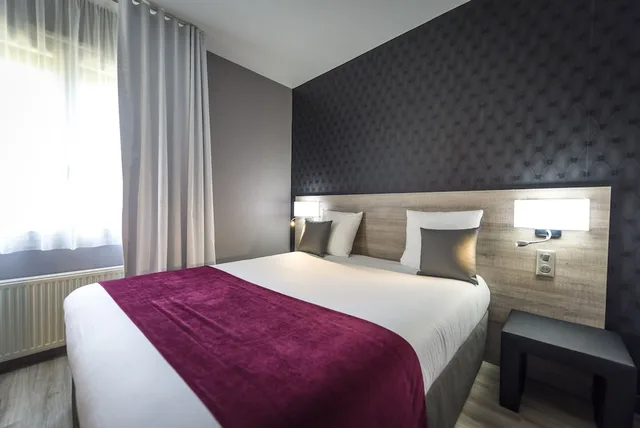 غرفة كومفورت بسرير مزدوج بإطلالة على الحديقة، Hotel the Originals Saumur Ouest La Saulaie 6/10