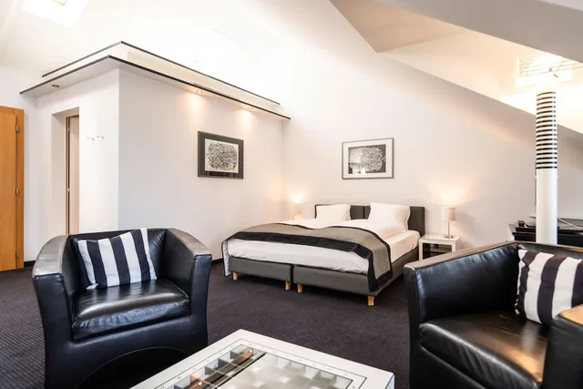 غرفة ديلوكس بسرير مزدوج أو سريرين منفصلين، Hotel Seeburg Luzern 4/10