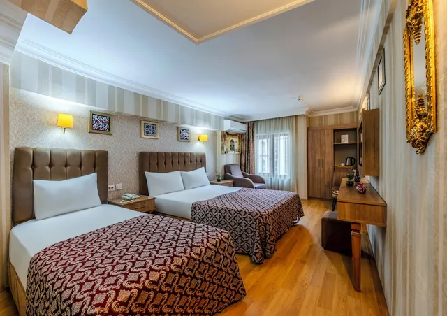 غرفة ديلوكس ثلاثية بثلاثة أسرّة، Hamit Hotel 1/10