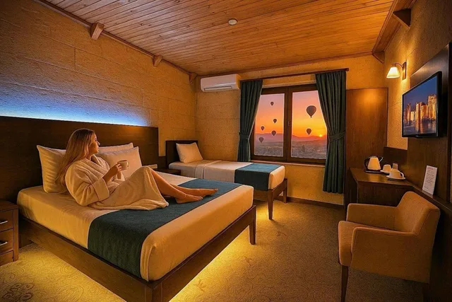غرفة قياسية ثلاثية، Aden Hotel Cappadocia 1/9