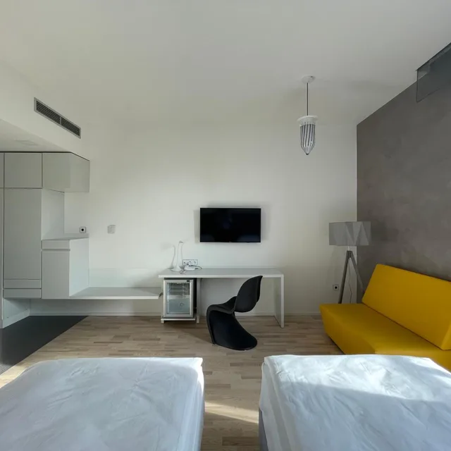 غرفة ديلوكس بسرير مزدوج أو سريرين منفصلين، Hotel Praha Liberec 5/9