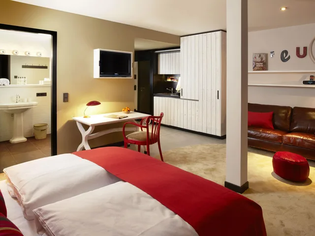 غرفة بسرير كينج، 25hours Hotel at MuseumsQuartier 1/8