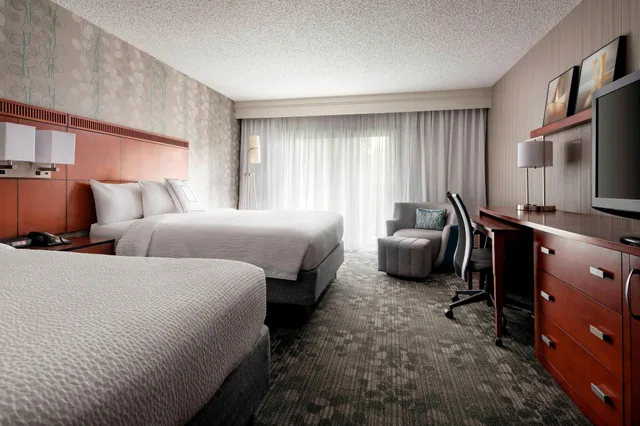 جناح بسريرين مزدوجين، Courtyard by Marriott San Francisco Airport 1/3