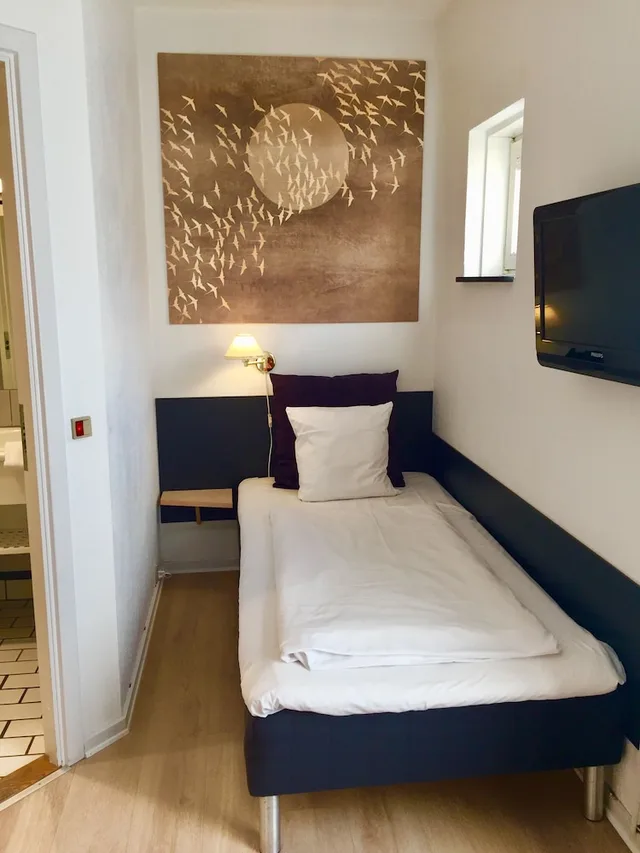 غرفة قياسية مفردة بسرير فردي، City Hotel Odense 1/4