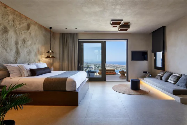 Grand, Suite, Private Heated Pool, North Wing، North Santorini Luxury Spa Hotel 5/9