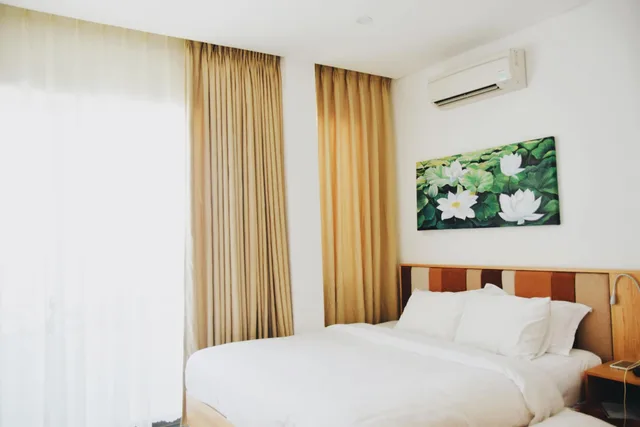 استوديو بسرير كوين بإطلالة على المدينة بشرفة، Condotel Babylon Garden 4/5