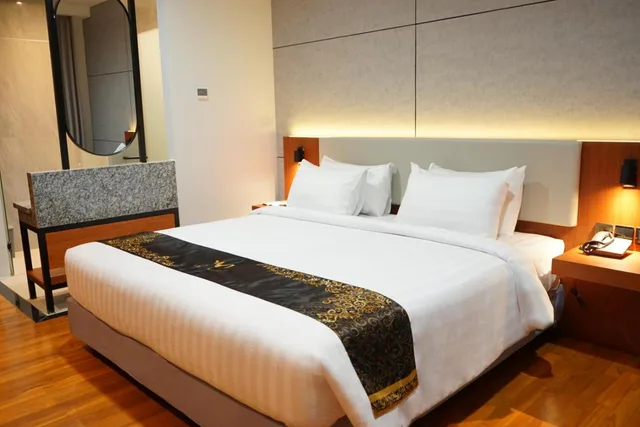 غرفة بسريرين منفصلين بإطلالة، Grand Miami Hotel 3/3