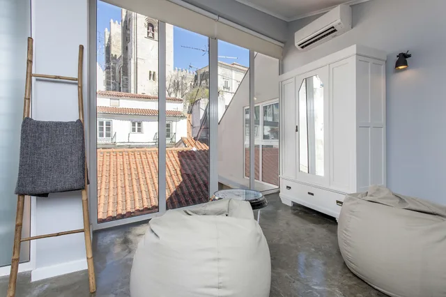جناح عائلي بسرير مزدوج بإطلالة على المدينة مع أريكة، Emporium Lisbon Suites 5/8