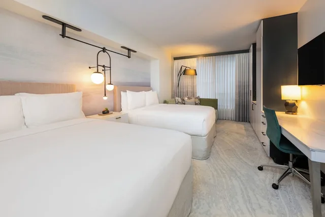 غرفة بسريرين كوين بإطلالة على المدينة لذوي الإعاقة، Hotel 1000 Seattle 5/9