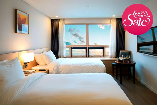 غرفة بسريرين منفصلين، Best Western Jeju Hotel 1/3