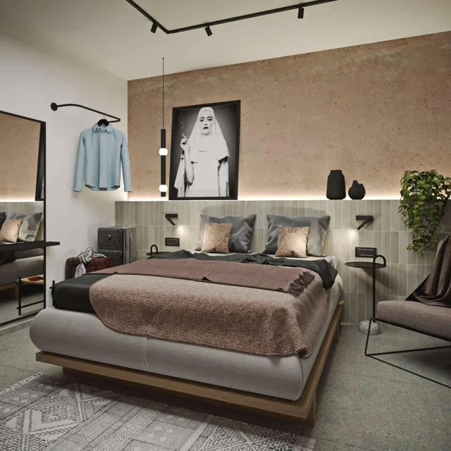 غرفة سوبيريور بسرير مزدوج أو سريرين منفصلين بإطلالة على المدينة، Hotel Helios 5/9