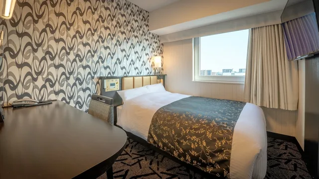 غرفة بسرير مزدوج للمدخنين، APA Hotel Hitachinakakatsuta-Ekimae 2/6