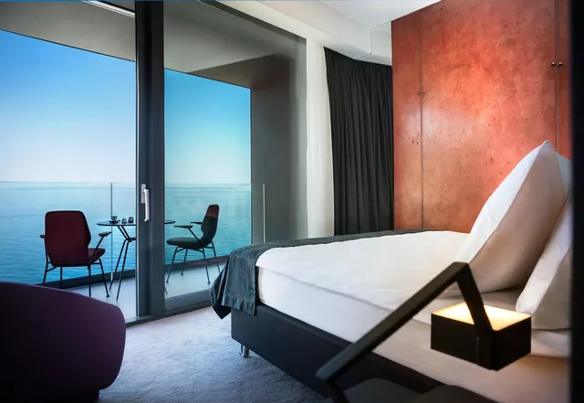 غرفة ديلوكس بسرير مزدوج أو سريرين منفصلين بإطلالة على البحر، Boutique & Design Hotel Navis 10/10