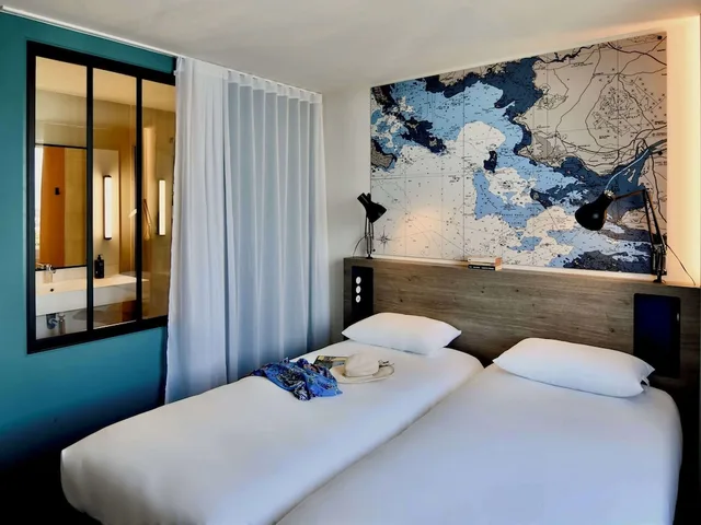 غرفة بسريرين منفصلين، Ibis Styles Saint Nazaire Centre Gare 1/5