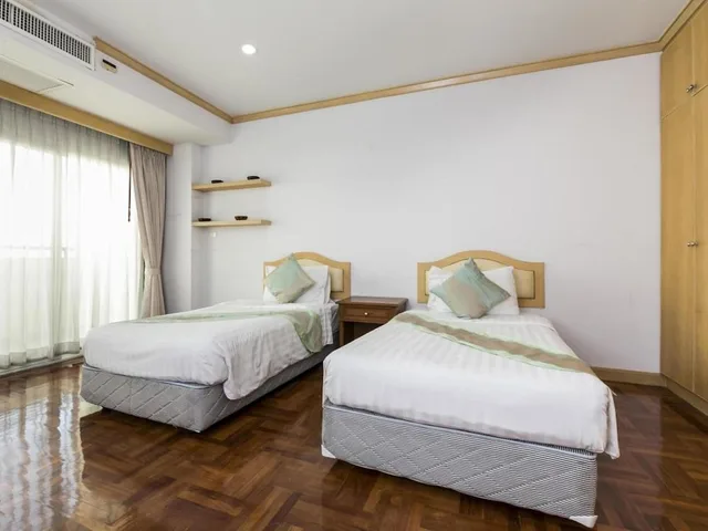 جناح عائلي بسريرين مزدوجين بغرفتي نوم، Chaidee Mansion 1/10
