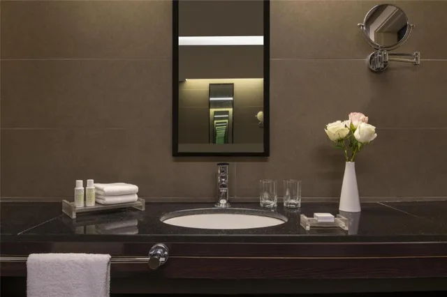 غرفة بسرير كينج بشرفة، Bristoria Hotel Erbil 5/5