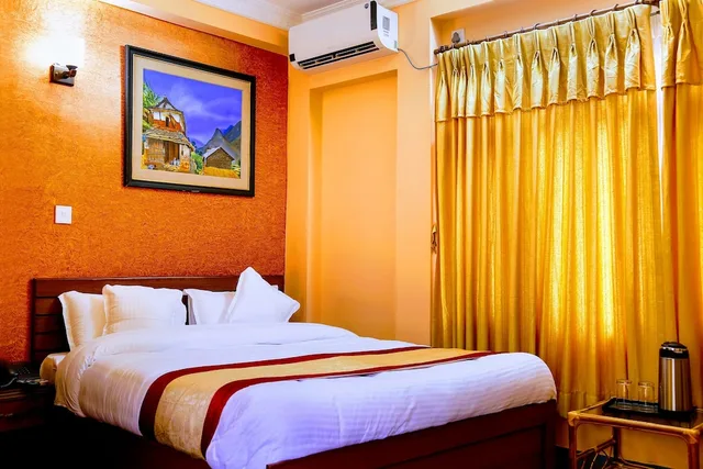غرفة قياسية بسرير مزدوج أو سريرين منفصلين بإطلالة على الحديقة، Kathmandu Garden Home 3/9