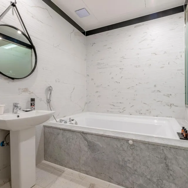 غرفة قياسية بسرير مزدوج، Air Sky Hotel Busan 7/10