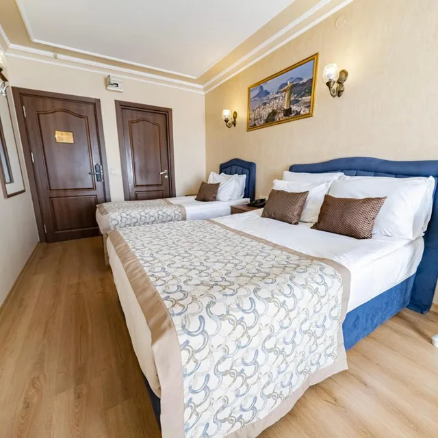 غرفة ثلاثية بإطلالة على المدينة، Grand Hamit Hotel 1/10
