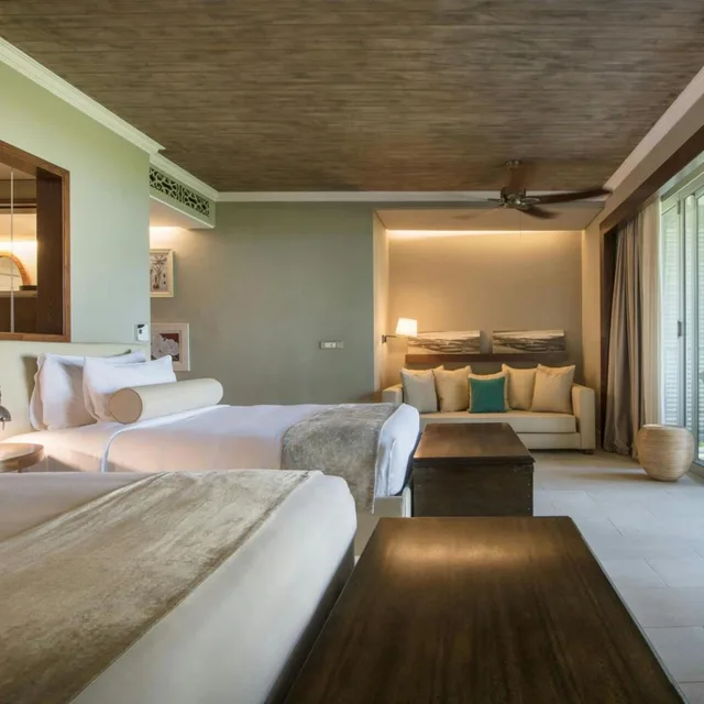 جناح جونيور بسرير مزدوج أو سريرين منفصلين، The St. Regis Le Morne Resort, Mauritius 1/2