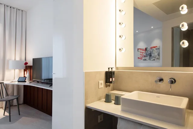 غرفة مريحة بسرير كينج، Ruby Marie Hotel Vienna 8/9
