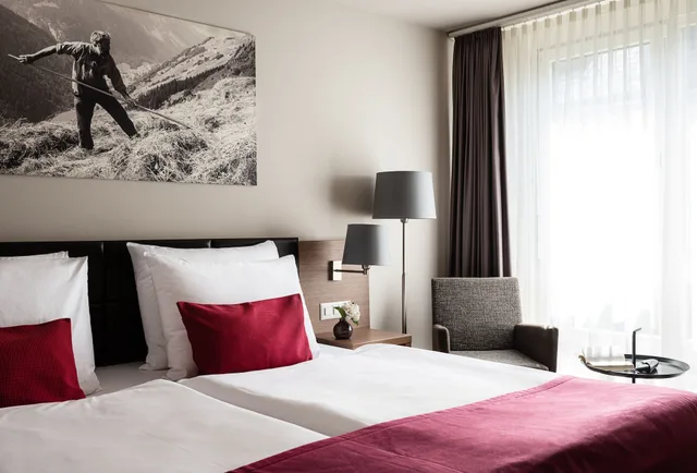 غرفة قياسية بسرير كوين، Ameron Luzern Hotel Flora 3/10