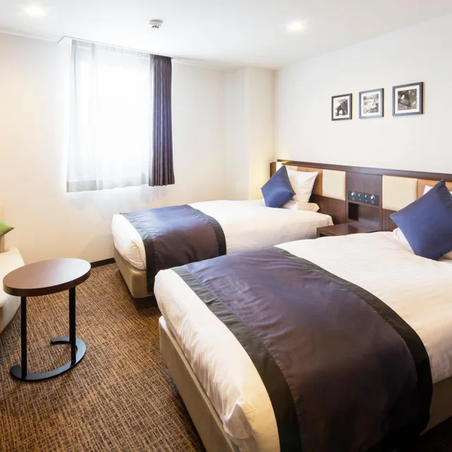 غرفة ديلوكس بسريرين منفصلين في الملحق لغير المدخنين، Hotel Mystays Kanazawa Castle 1/5