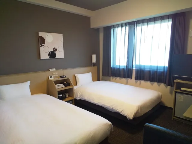 غرفة بسريرين منفصلين، Hotel Route-Inn Ono 1/6