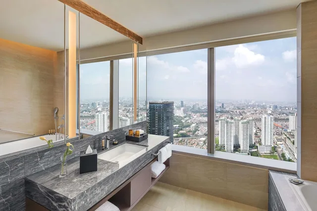 جناح ديلوكس بسرير كينج بغرفة نوم واحدة، PARKROYAL Serviced Suites Jakarta 4/4