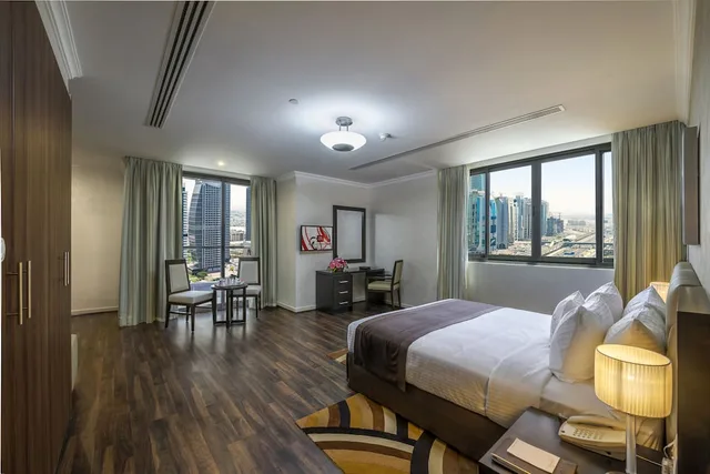 1 Bedroom, Deluxe, Apartment, Twin Beds, Partial Marina View، City Premiere Marina Hotel Apartments 5/7