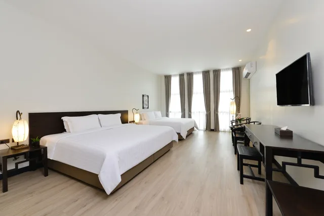 غرفة تنفيذية بسريرين منفصلين، Old Thai Heng Hotel 1/3