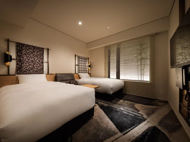 غرفة بسريرين منفصلين لذوي الإعاقة، Kyoto Granbell Hotel 2/7