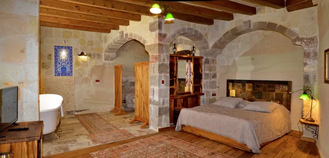 Presidential, Queen Bed, Valley View, Balcony، Seki Cave Cavusin 5/5