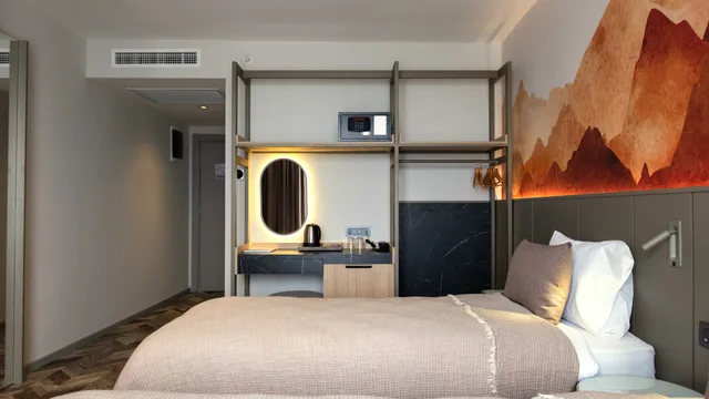 Room, Single, Double Bed, Lateral Side Sea View، Kleopatra Dreams Beach 3/3