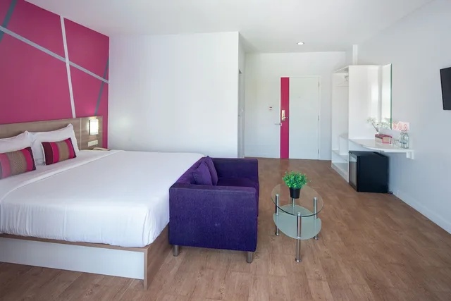 غرفة سوبيريور بسرير كينج بإطلالة على المدينة، Eco Inn Lite Ubonratchathani 1/3