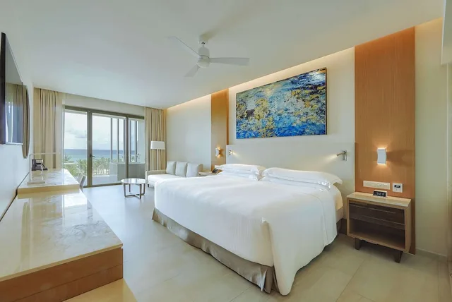 Junior Suite, 2 Double Beds, Ocean Front، Barcelo Maya Riviera 2/5