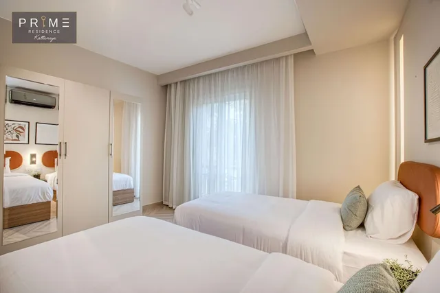 شقة بسرير كوين وسريرين منفصلين بغرفتي نوم، Prime Residence Kattameya 1/10
