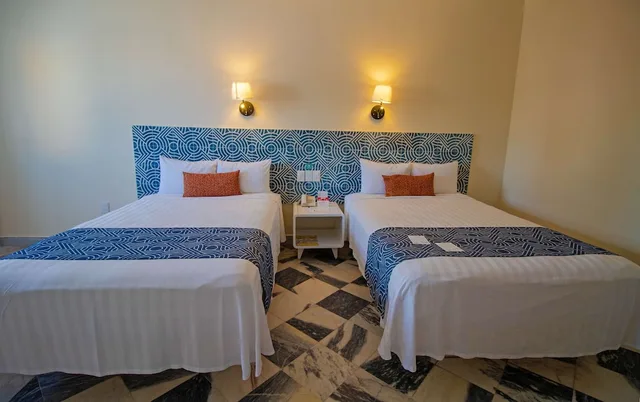 غرفة قياسية بسريرين مزدوجين بإطلالة على البحر، Oceano Palace Beach Hotel 9/10
