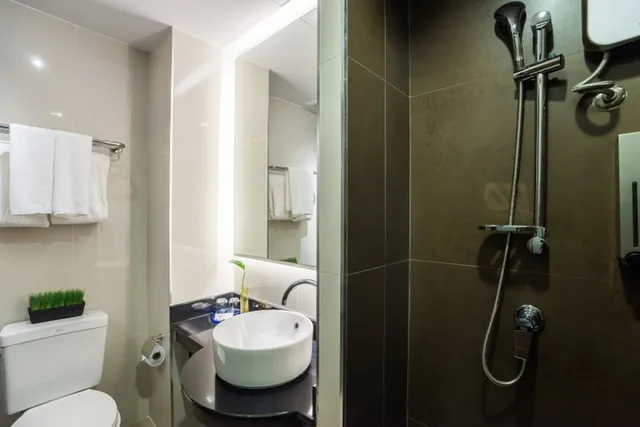 غرفة قياسية بسريرين منفصلين، Aim House Bangkok 5/7