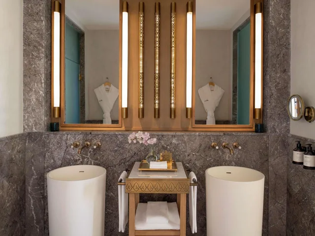 غرفة ديلوكس بسريرين كوين، Fairmont Tazi Palace Tangier 3/4