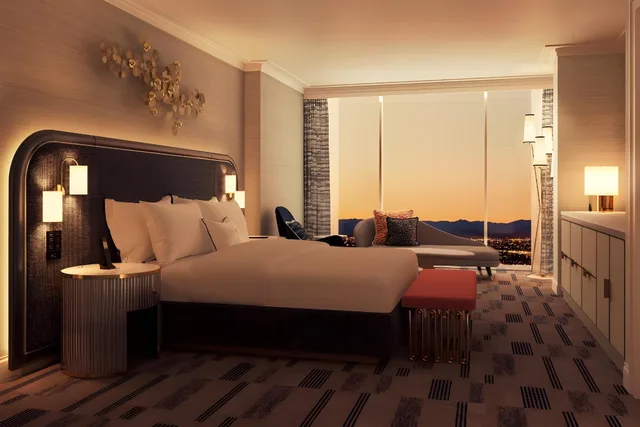 Gold, Double Bed، Fontainebleau Las Vegas, MICHELIN Key Award Hotel 1/1