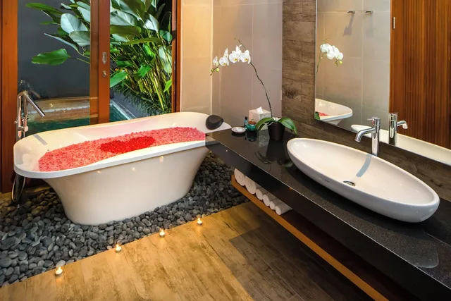فيلا شهر العسل بسرير كينج بغرفة نوم واحدة بمسبح خاص، S18 Bali Villas 6/6