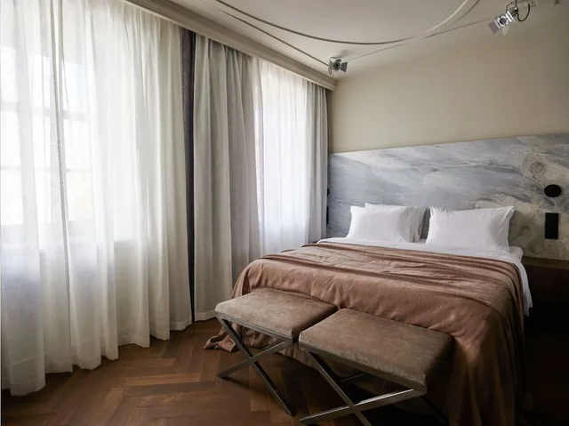 غرفة قياسية بسرير مزدوج، National Hotel 3/4